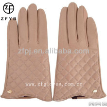 Mode elegante warme Ziege Haut Dame Winter Handschuh